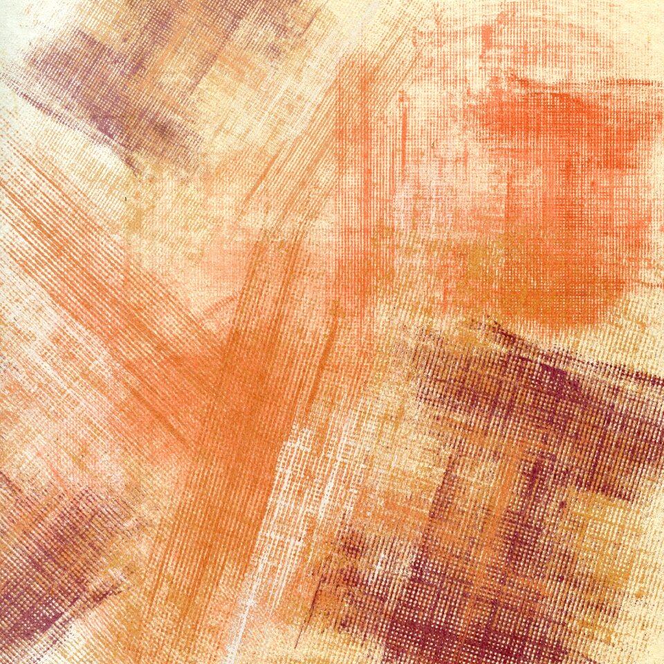 Brush stroke yellow orange