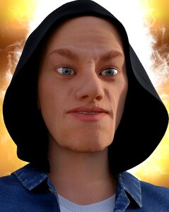 Human male person