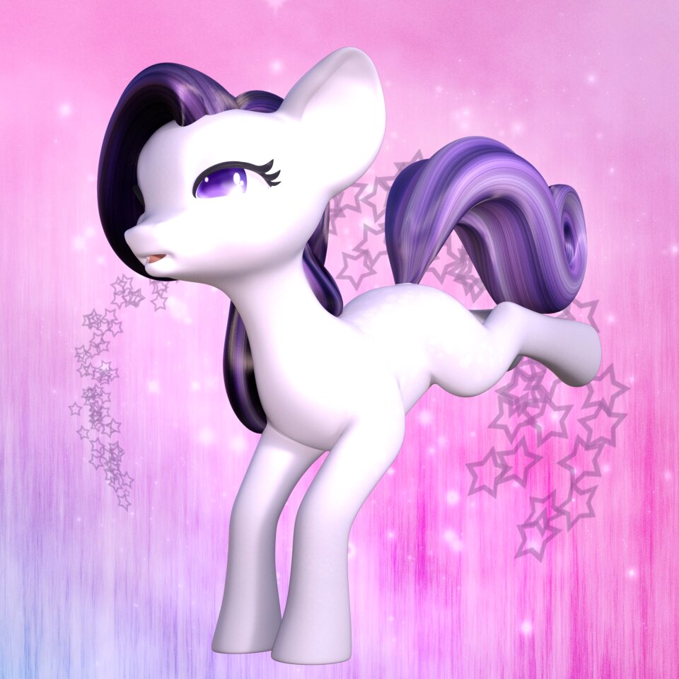 Purple white cute