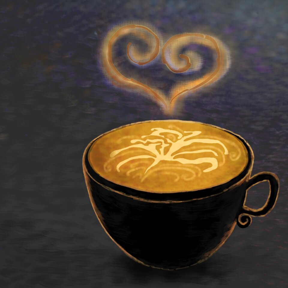 Caffeine coffee cup drink