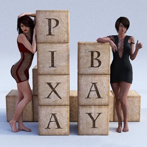 Letters wood lettering