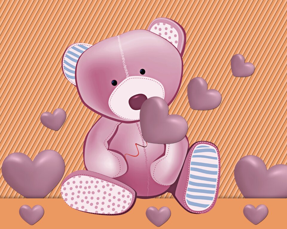 Texture background love