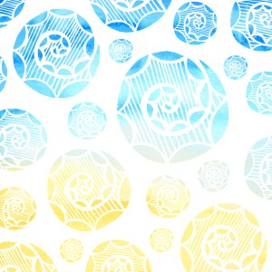 Yellow summer circle