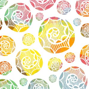 Colorful modern scrapbook