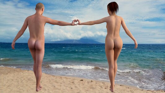 Nudist vacations sea