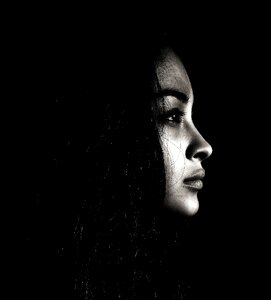 Attractive woman emotion