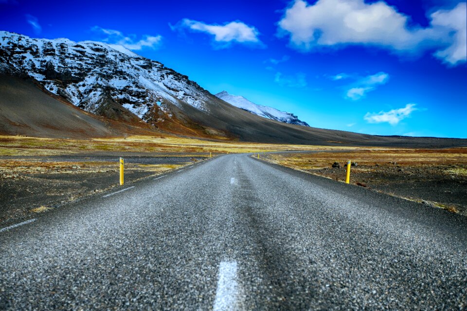Travel mountain road highway