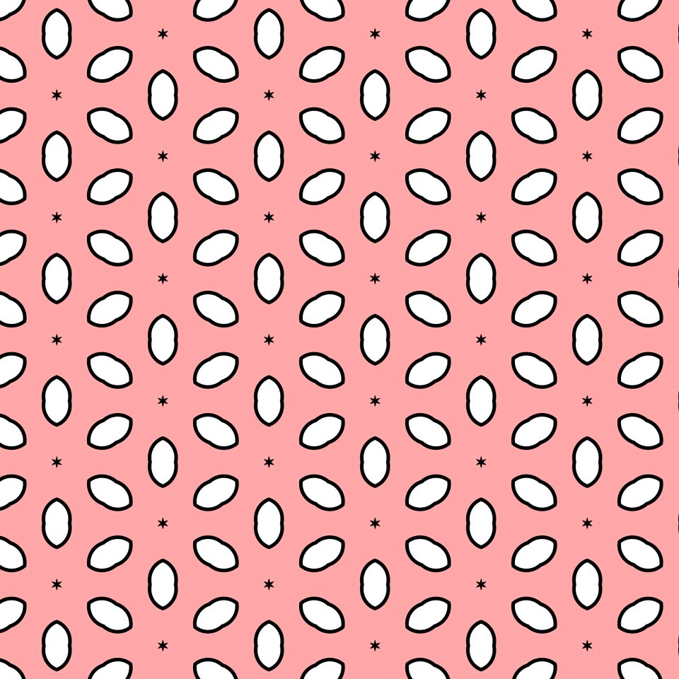 Modern shape pattern