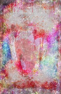 Watercolor vintage colorful