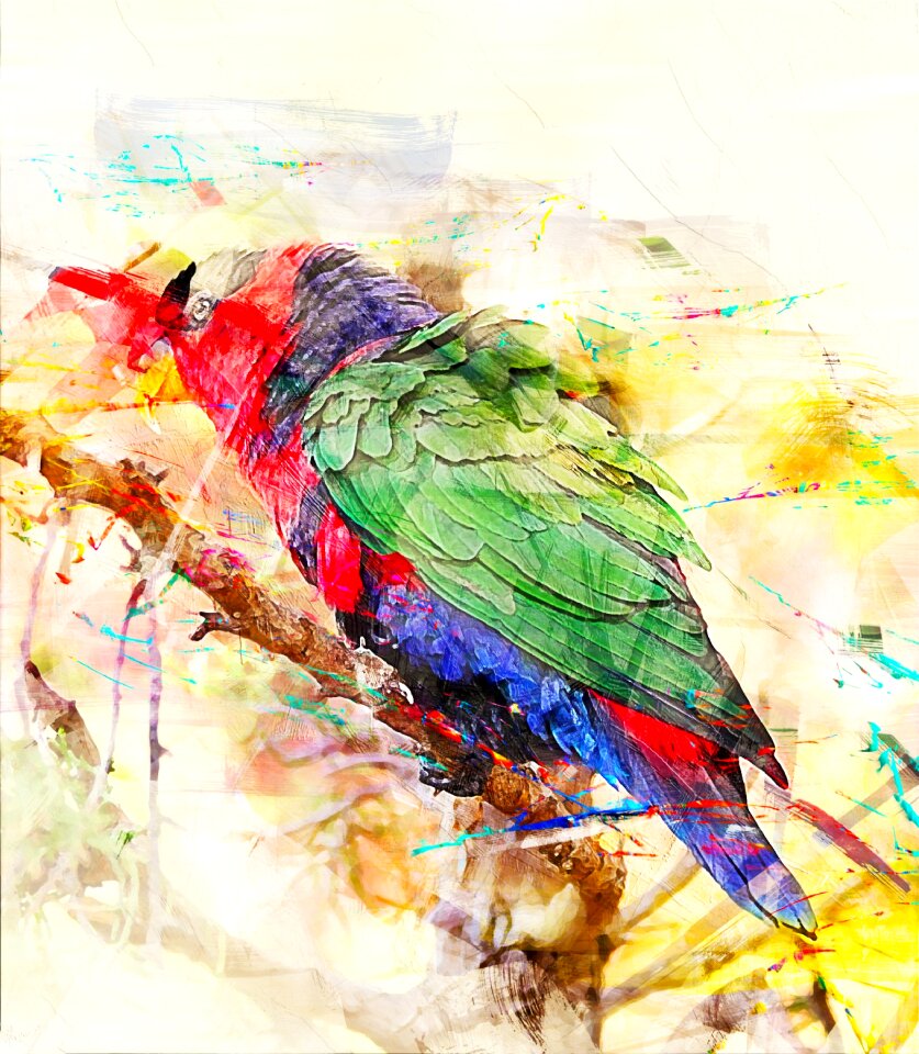 Art abstract watercolor