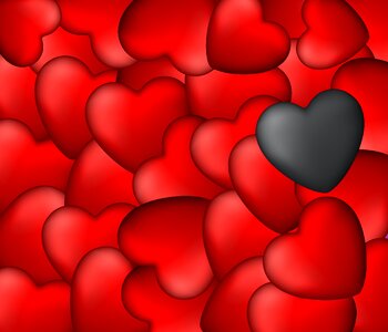Background hearts red heart
