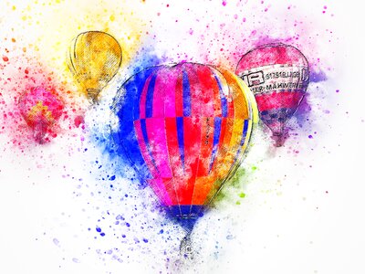 Abstract watercolor vintage