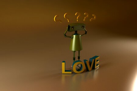 3d love confusing Free illustrations