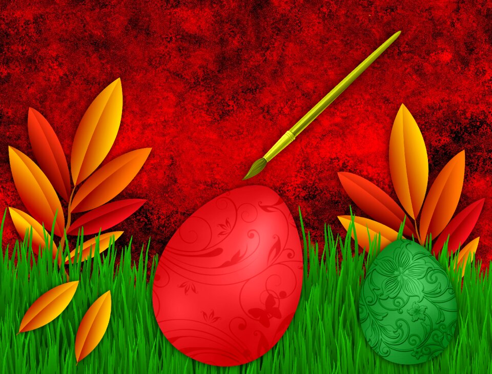 Lawn background brush
