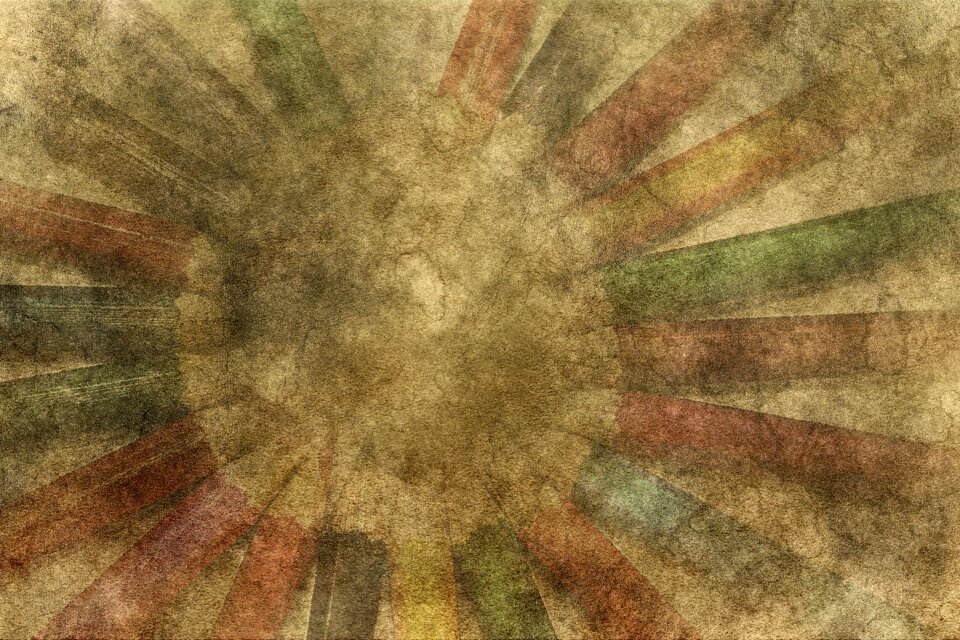 Watercolor vintage colorful