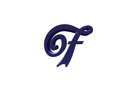 Alphabet blue Free illustrations