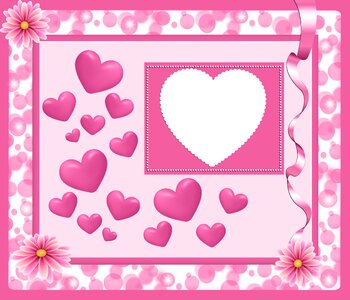 Heart hearts background