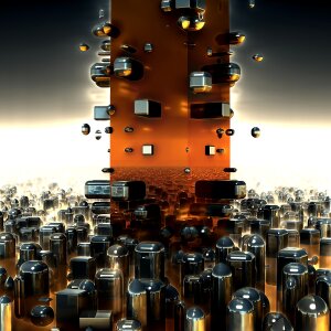 Mandelbulb3d urban city