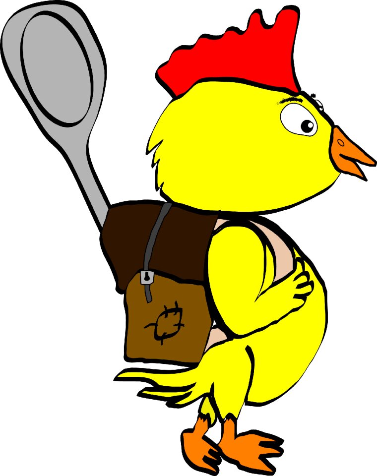 Hen yellow easter