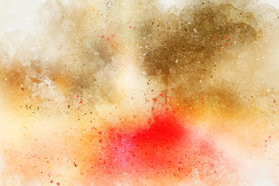 Watercolor vintage colorful