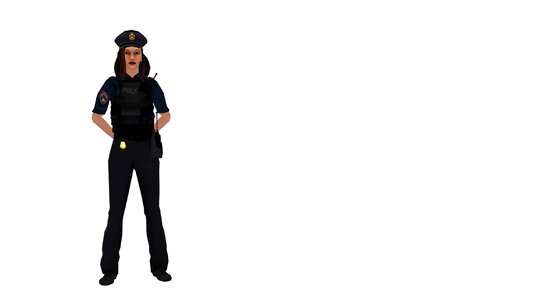 Female officer uniform