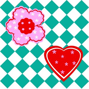 Green pink shape