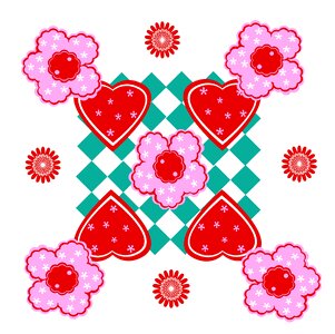Squares green Free illustrations