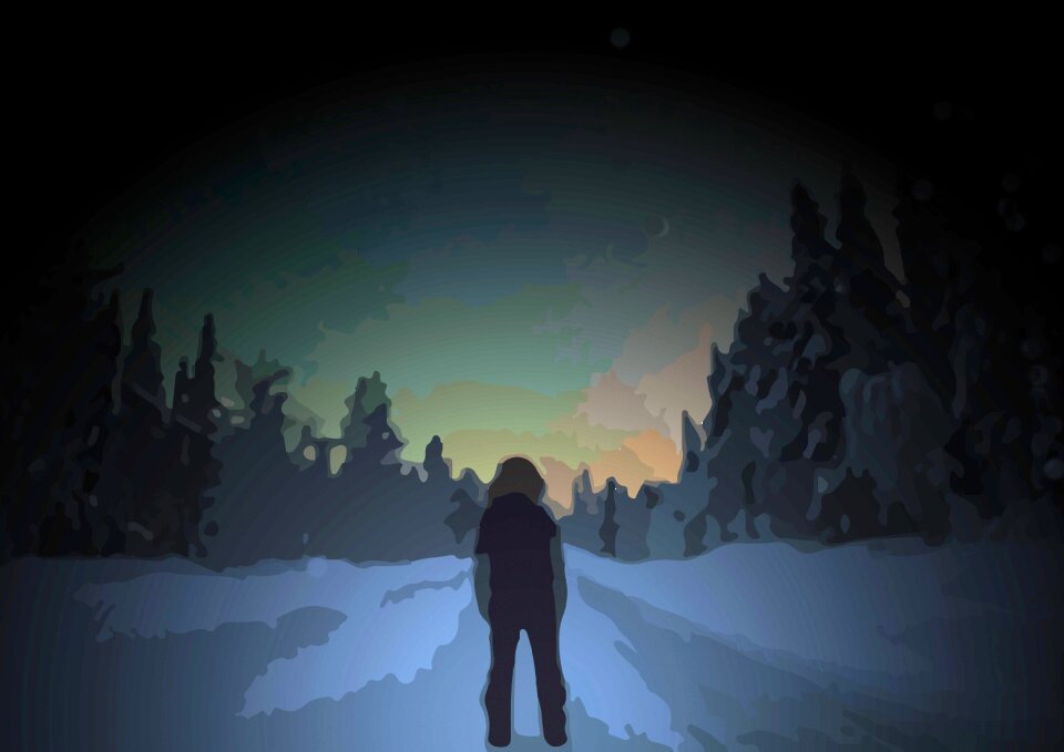 Man outdoor Free illustrations