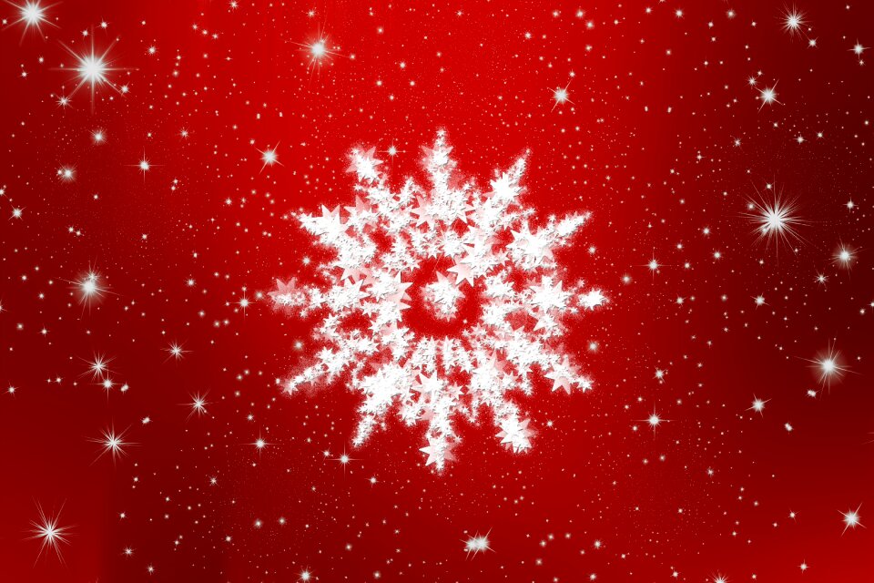 Decoration bright red
