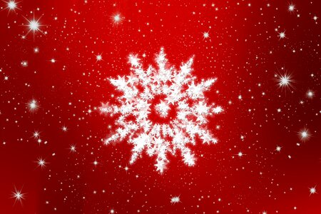 Decoration bright red