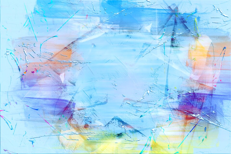 Watercolor vintage colorful