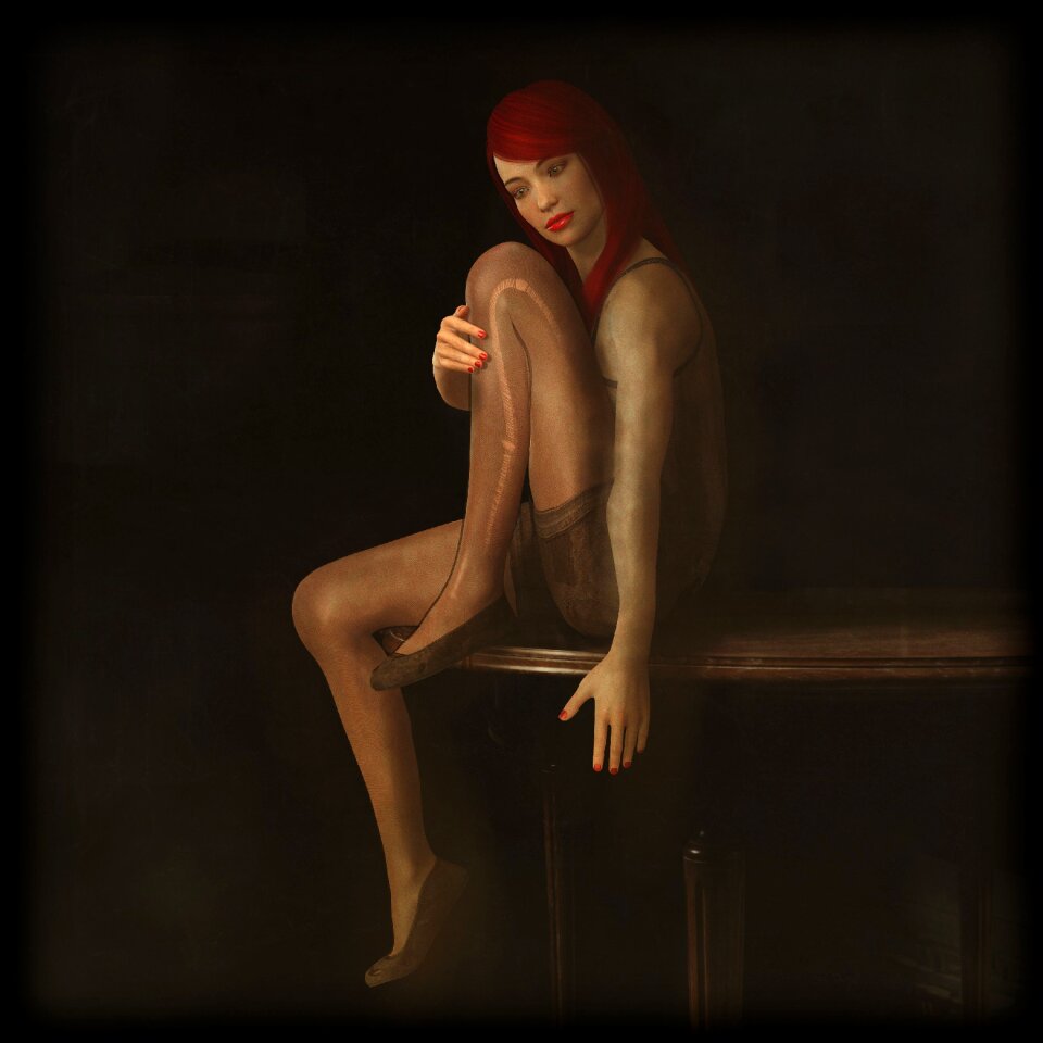 Beauty female feminine