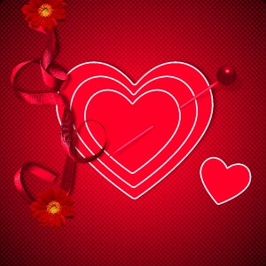 Heart background texture
