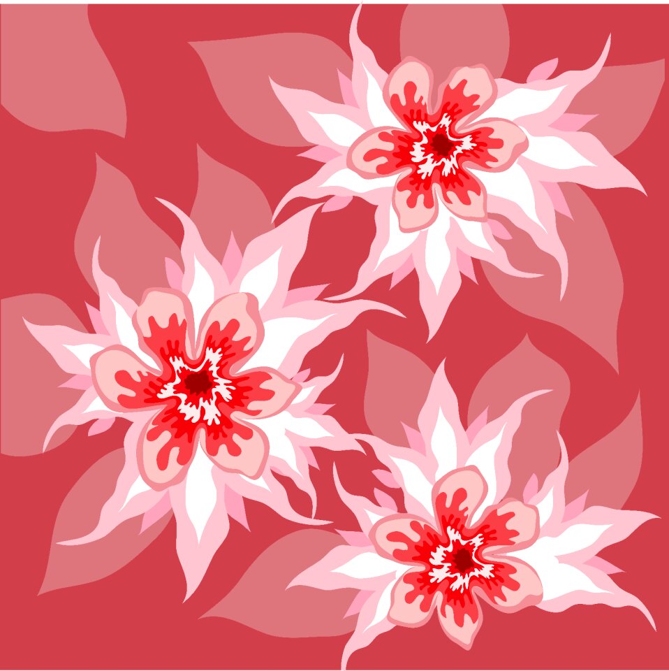 Flora floral beautiful