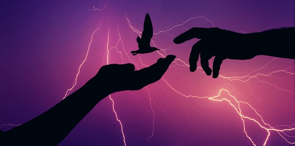 Thunderstorm electricity sky