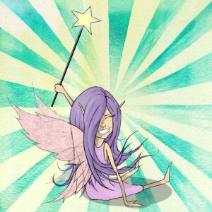 Purple magic female