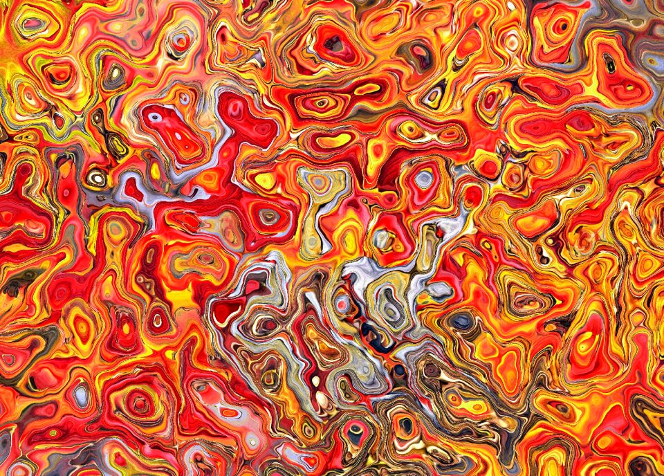 Orange structure brown