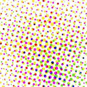 Graphic halftone colors