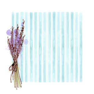 Blue stripe scrapbooking