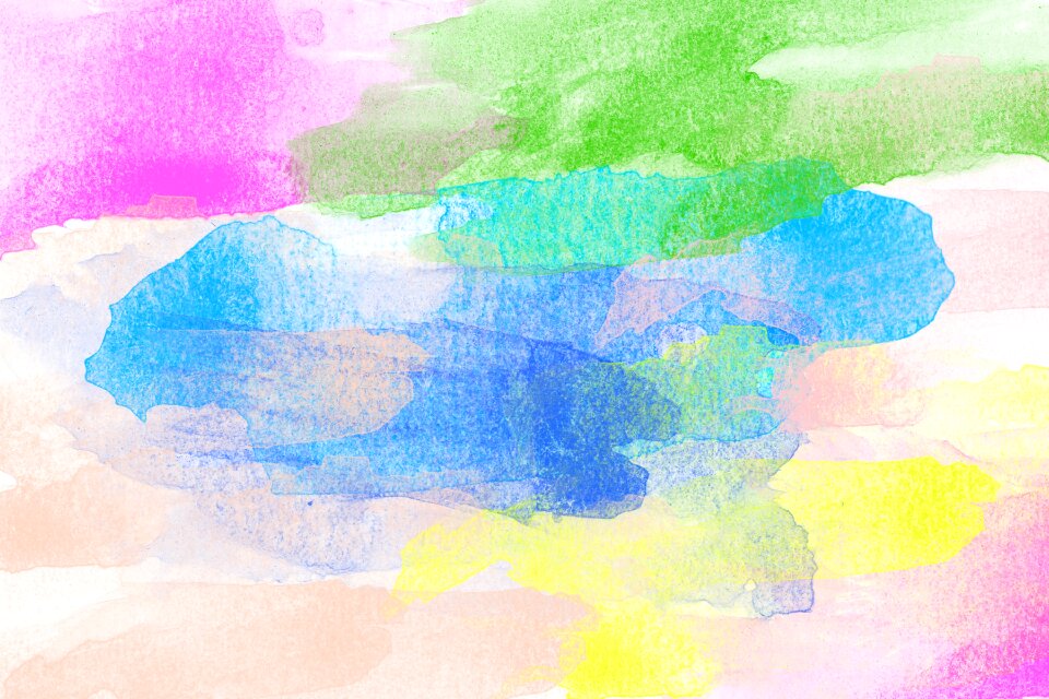 Watercolor vintage colorful
