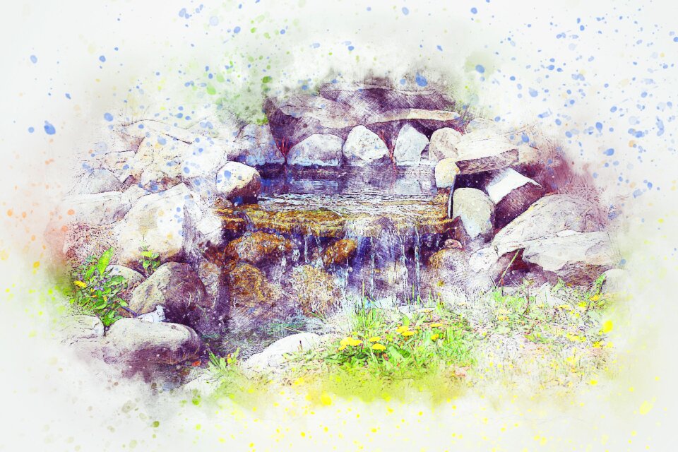 Abstract stones nature
