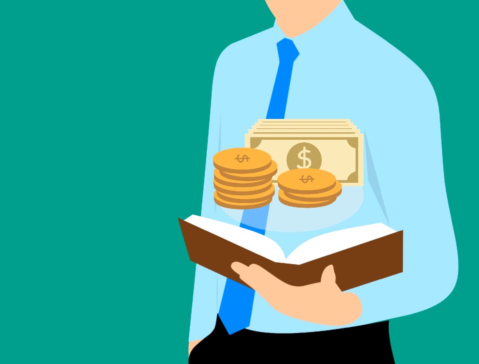 Business bank finance icons