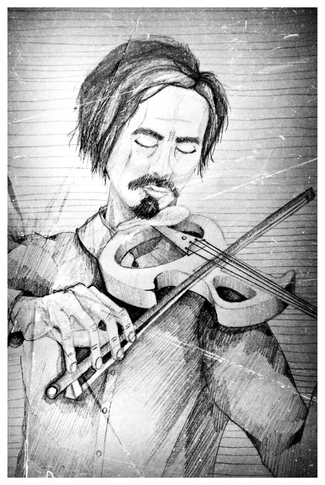 Musician people portrait