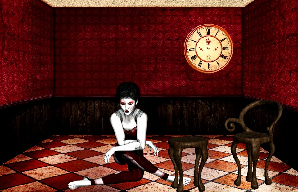 Dark artfully fantasy