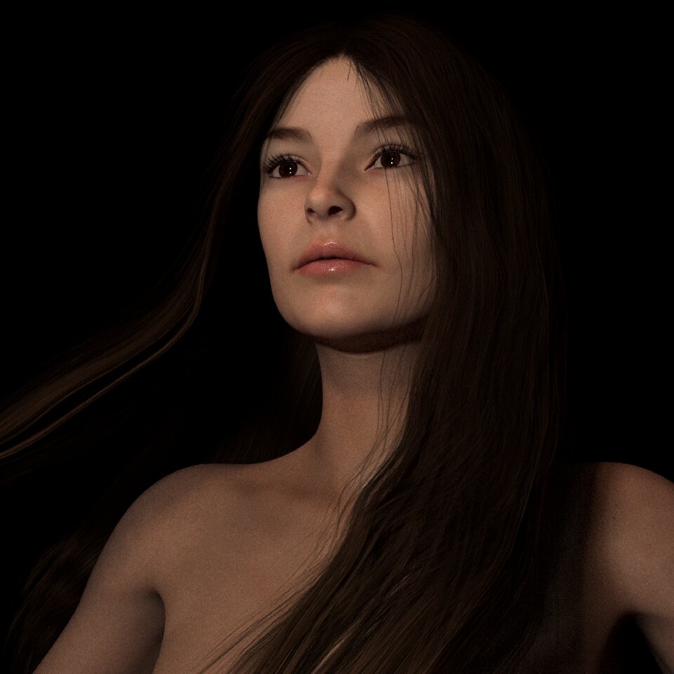 Model face human