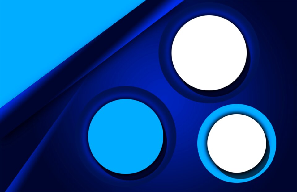 Blue model Free illustrations