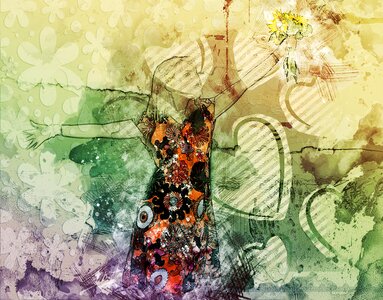 Colorful color abstract