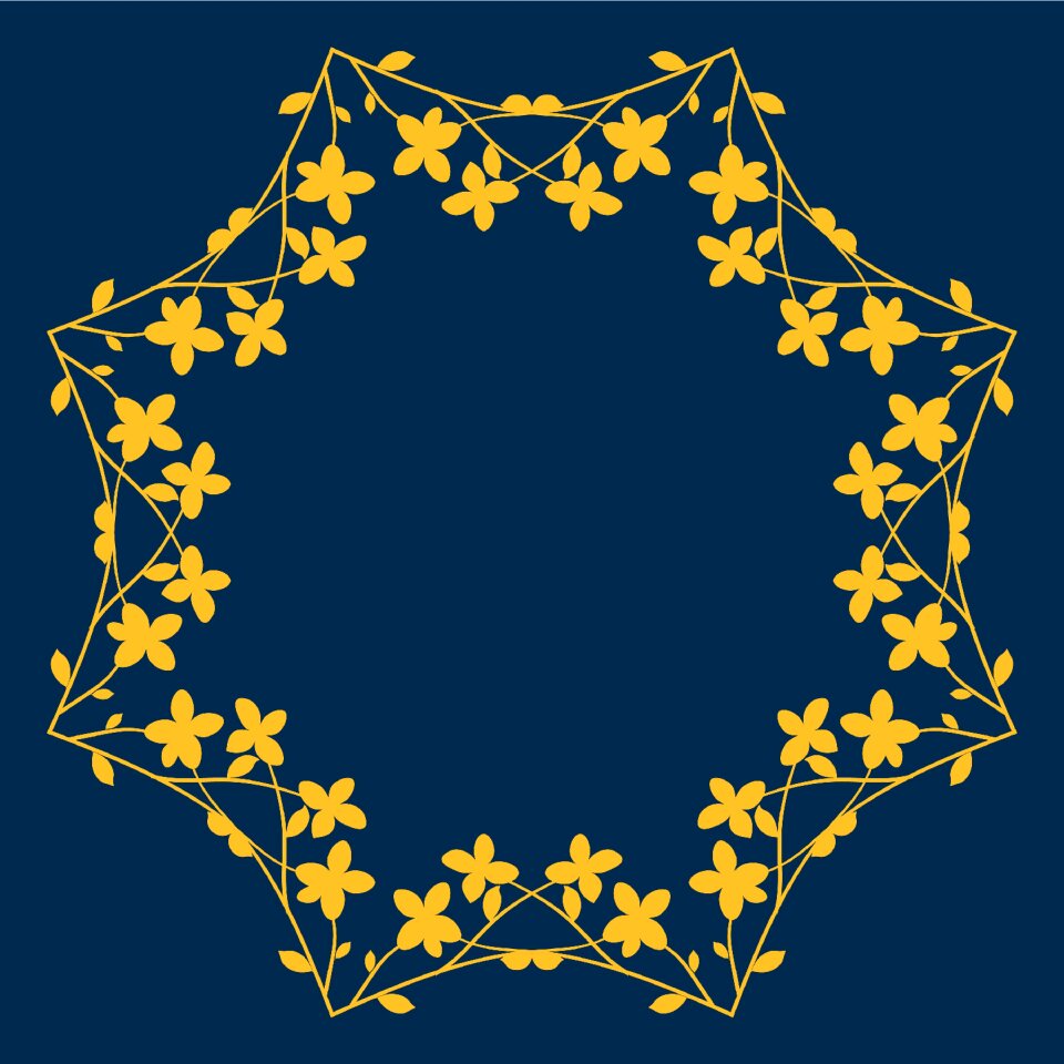 Frame pattern ornament