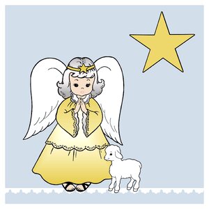 Christmas angel Free illustrations