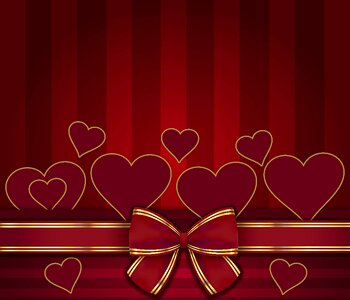 Heart red background texture